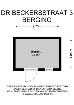 Floorplan - Doctor Beckersstraat 3, 6191 DA Beek